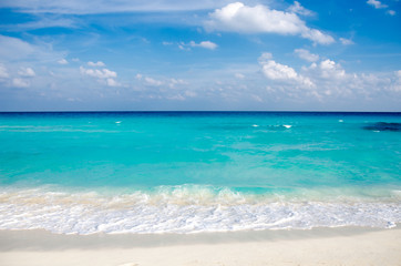 Beautiful beach at El Mirador, Cancun