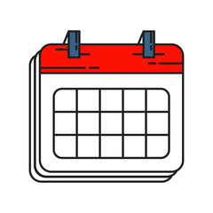 Calendar icon | Business and Finance - with Outline Filled Style