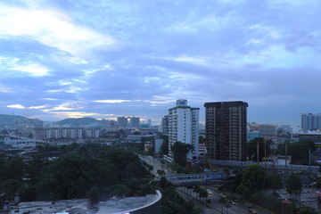 Fototapeta premium 早朝のクアラルンプール市内