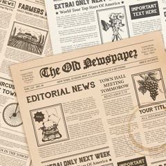 Realistic Vintage papers Background