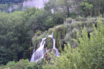 chute d'eau, eau, nature, cascade, paysage, forêt, fleuve, vert, ruisseau, chute, chute, rocher,...
