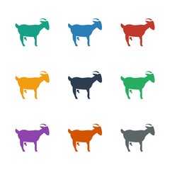 goat icon white background