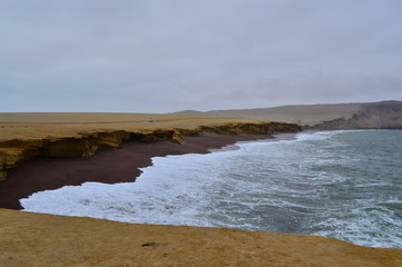 The red beach