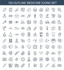 100 medicine icons