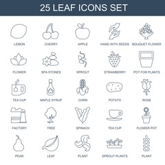 leaf icons