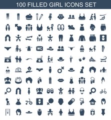 100 girl icons