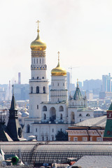 Fototapeta na wymiar Panorama of Moscow Kremlin, Russia