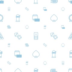 gambling icons pattern seamless white background