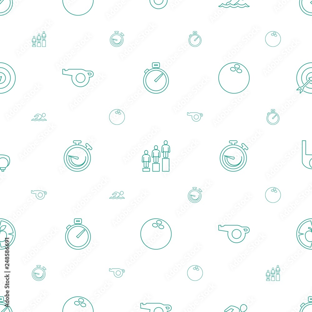 Poster competition icons pattern seamless white background