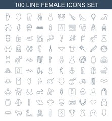 100 female icons