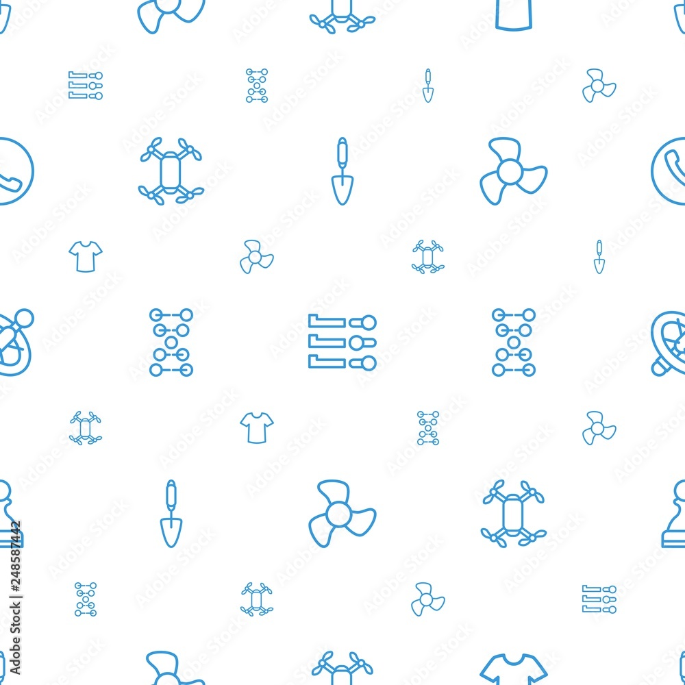 Poster modern icons pattern seamless white background