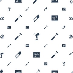 chalkboard icons pattern seamless white background