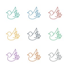 bird icon white background