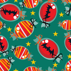 Halloween Candy seamless pattern.
