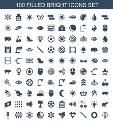 100 bright icons