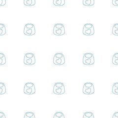 baby bid icon pattern seamless white background