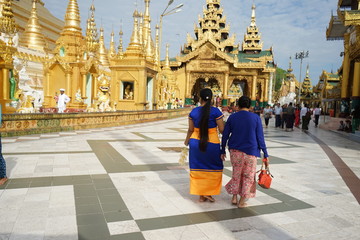 Pagode Schwedagon Yangoon Myanmar