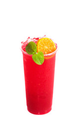 Ice Punch water  for white background