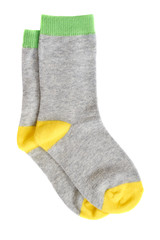 Warm winter childrens socks, cute cotton clothes
