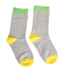 Warm winter childrens socks, cute cotton clothes