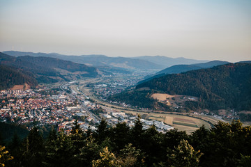Blick &uuml;ber Haslach im Kinzigtal, Schwarzwald