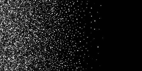 Silver glitter confetti