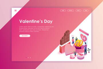 Valentine Day vector, valentine background, valentine home page 