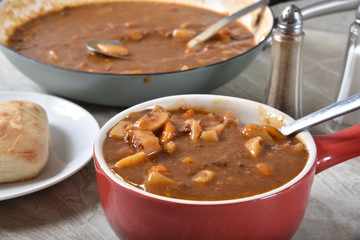 Fresh homemade beef stew