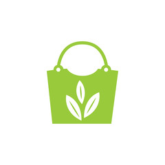 Shop bag and cart icon