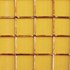 Colourful rusty panels background pattern