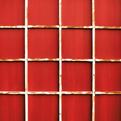 Colourful rusty panels background pattern