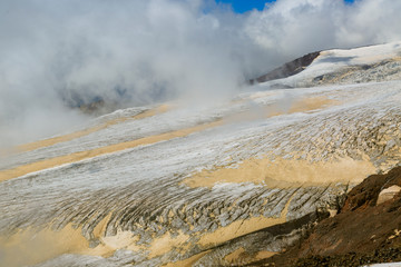 Elbrus Mountain Region in Caucasus Mountain Range in Russia