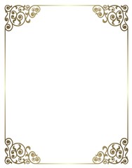 vintage gold frame