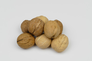 isolated nice walnuts