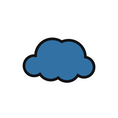cloud icon. vector illustration