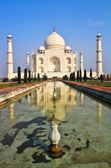 Naklejka premium taj mahal in agra india