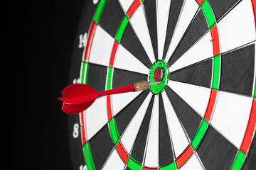 dartboard business success concept