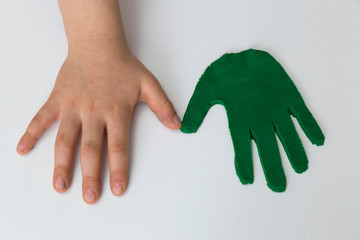 step by step making object with colorful dough for children's activity.play in school,nursery or kindergarten lesson plasticine concept.