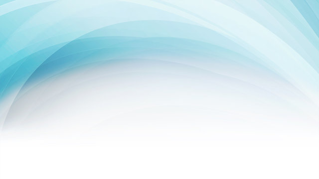 Light blue curved abstract background