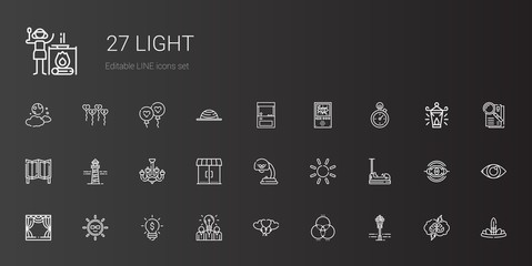 light icons set