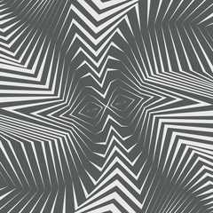 Halftone abstract geometrical volume waves background design vector illustration