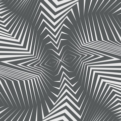 Halftone abstract geometrical volume waves background design vector illustration