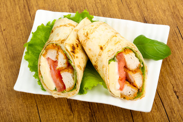 Chicken bread roll