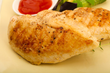Roasted chicken breast