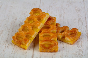 Delicious puff pastry