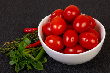 Pickled cherry tomato