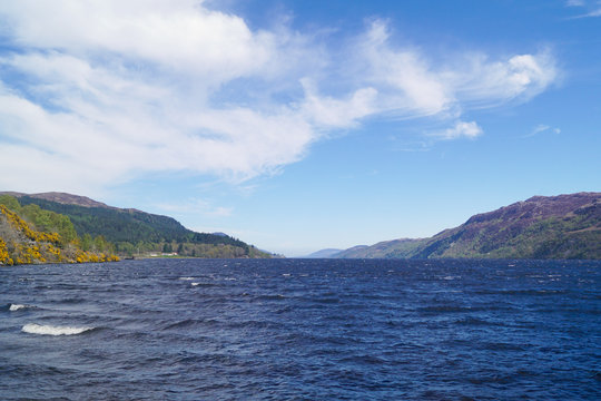 View over Loch Ness from Fort Augustus, Scotland
