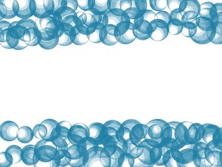 abstract blue background with bubbles
