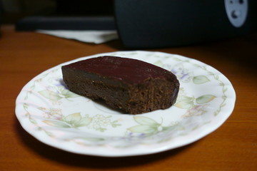 日本の美味しい手作りチョコレートケーキ