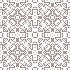 Geometric Pattern. Seamless Texture Grey Color Background. Vector illustration